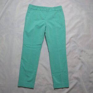 LIMITED womens PANTS green CAREER ankle TROUSER aqua CROPPED SIZE 2